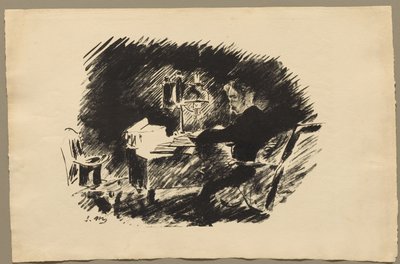 Sotto la lampada da Édouard Manet