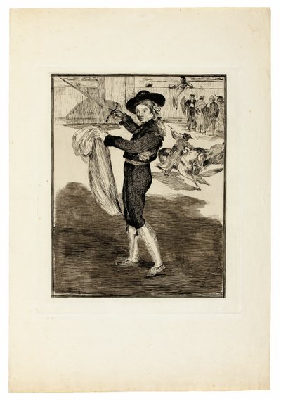 Victorine Meurent in costume da "Espada" da Édouard Manet