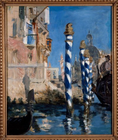 Vista del Canal Grande a Venezia (1875) da Édouard Manet