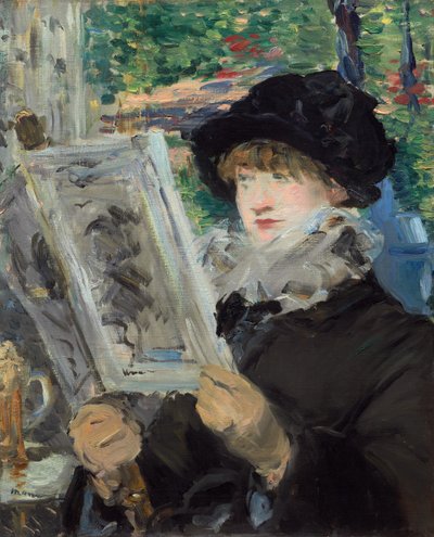 Donna che Legge, 1880-81 da Édouard Manet