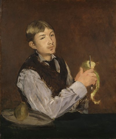 Ragazzo che sbuccia una pera da Édouard Manet