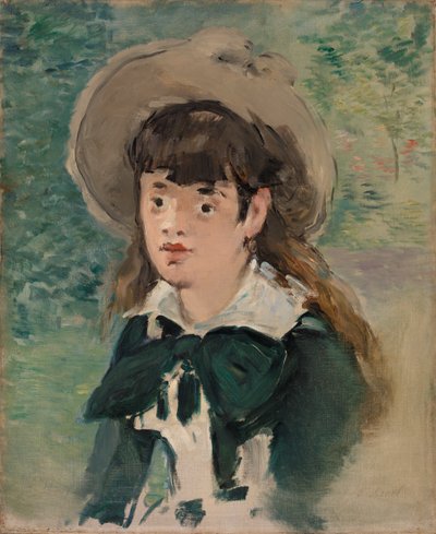 Ragazza su una panchina da Édouard Manet