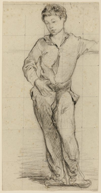 Giovane uomo in piedi (Léon Leenhoff) da Édouard Manet