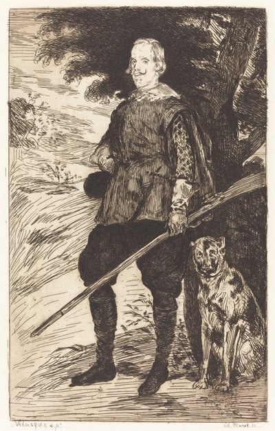 Filippo IV (Philippe IV) da Edouard Manet after Diego Velázquez