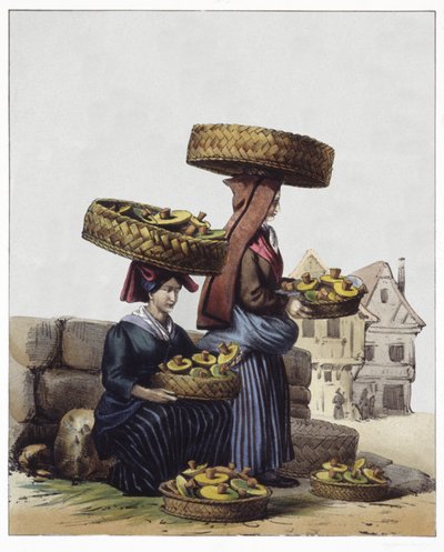 Commercianti di funghi da Edouard Pingret