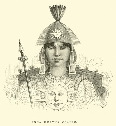 Inca Huayna Capac da Edouard Riou