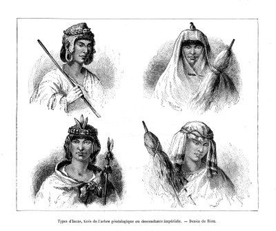 Tipi Inca, Perù da Edouard Riou