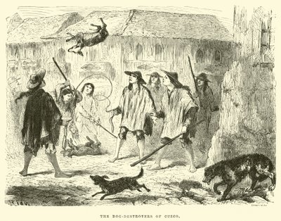 I Distruttori di Cani di Cuzco da Edouard Riou