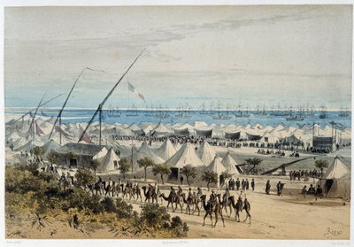 Il porto di Ismalia e il campo degli ospiti all