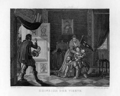 Enrico IV e i suoi figli da Edouard Schuler