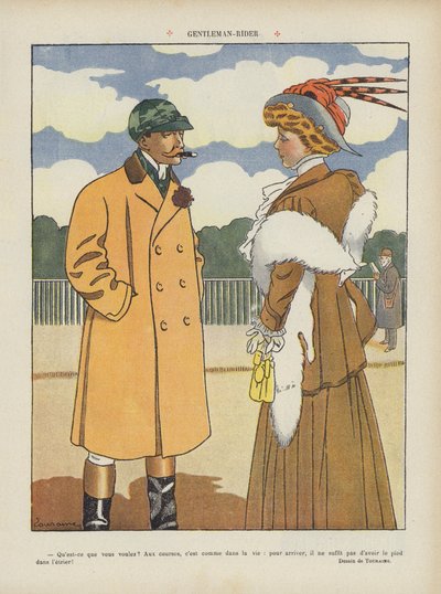 Illustrazione per Le Rire da Edouard Touraine