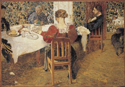 A tavola Le Dejeuner, 1892 da Edouard Vuillard