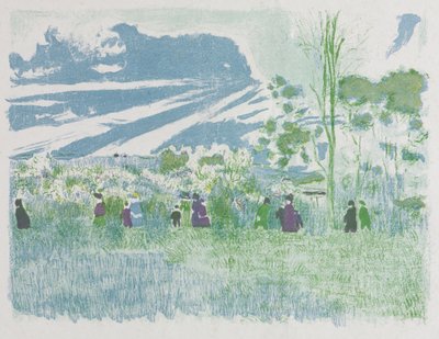 Attraverso i campi da Edouard Vuillard