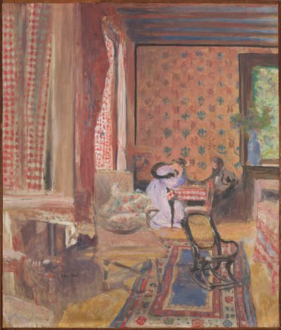 Al gioco da tavolo da Edouard Vuillard