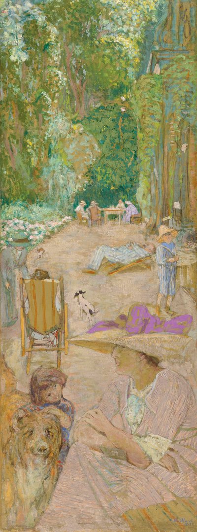 Aux Pavillons a Cricqueboeuf, 1911 da Edouard Vuillard