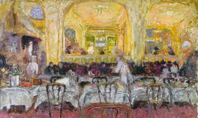 Café Wepler, c.1908-10, rielaborato nel 1912 da Edouard Vuillard