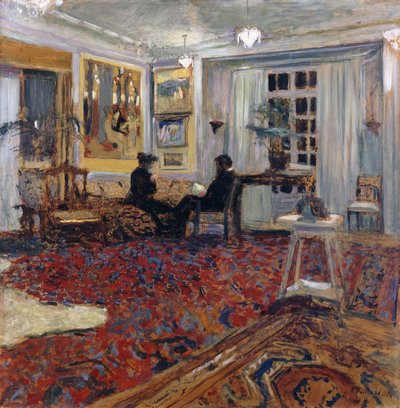 Conversazione dai Fontaine: Signor e Signora Arthur Fontaine, 1904 da Edouard Vuillard