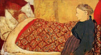 La ninna nanna: Marie Roussel a letto da Edouard Vuillard