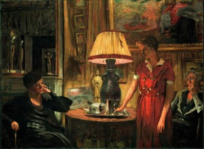 La visita da Edouard Vuillard