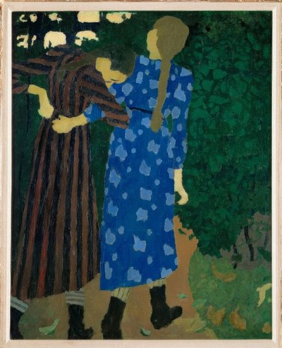 Bambine che passeggiano da Edouard Vuillard