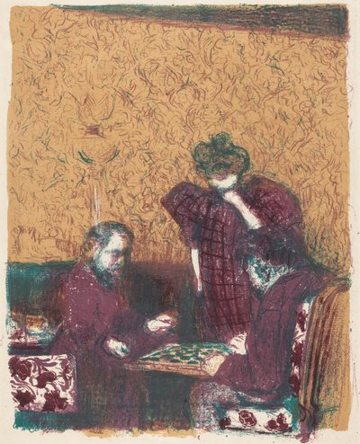 Das Damespiel da Edouard Vuillard