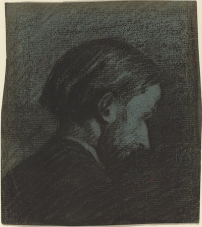 Testa di un uomo barbuto, 1889 da Edouard Vuillard