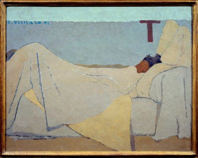 A letto da Edouard Vuillard