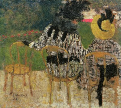 Nei giardini delle Tuileries da Edouard Vuillard