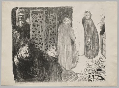 Interno con paravento da Edouard Vuillard