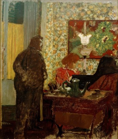 Interno con Misia Natanson al piano (Cipa ascoltando Misia) da Edouard Vuillard