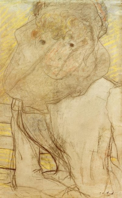 Giovane donna con la violetta da Edouard Vuillard