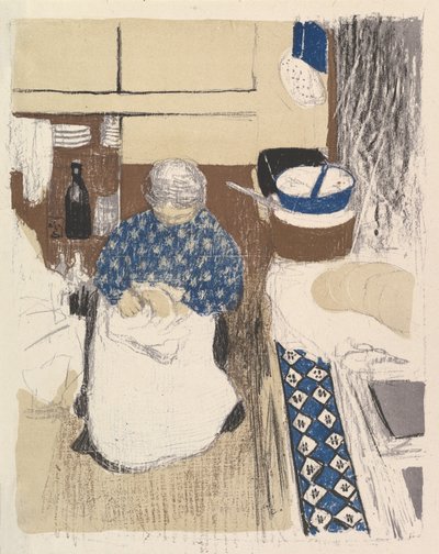 La Cuisinière, dalla serie Paysages et Intérieurs da Edouard Vuillard
