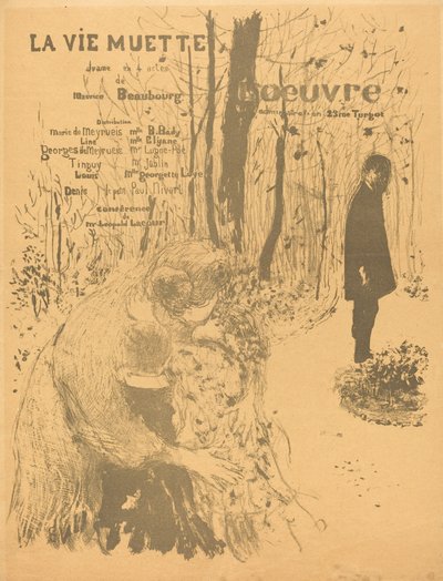 La vita muta, 1894 da Edouard Vuillard