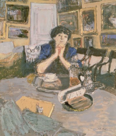 Madame Hessel con uno scialle, 1911 da Edouard Vuillard