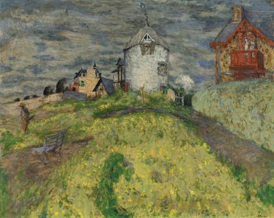 Mulino di Saint-Jacut o ville in campagna da Edouard Vuillard