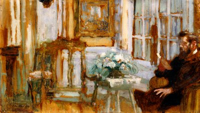 Monsieur Arthur Fontaine nel suo Soggiorno da Edouard Vuillard
