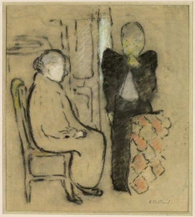 Madre e figlia, c.1892 da Edouard Vuillard