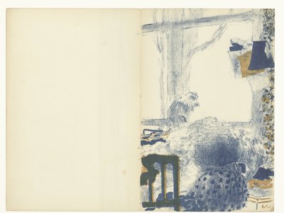 Sarta seduta vicino alla finestra da Edouard Vuillard
