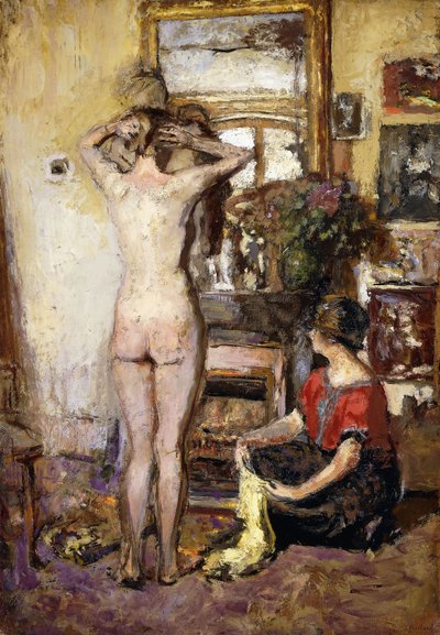 Nudo in un Interno, 1923 da Edouard Vuillard