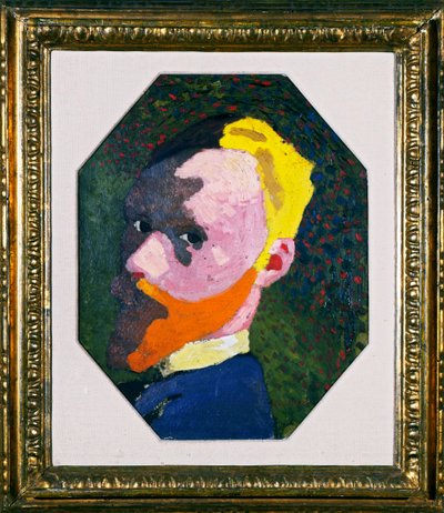 Autoritratto ottagonale, 1890 da Edouard Vuillard
