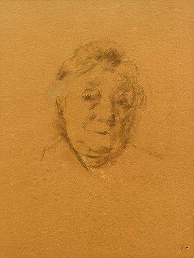 Ritratto di Madame Bénard di fronte da Edouard Vuillard