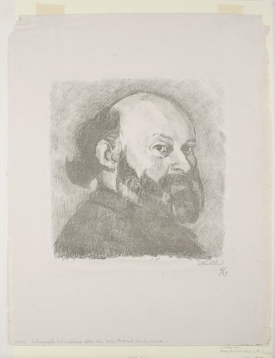 Ritratto di Cézanne da Edouard Vuillard