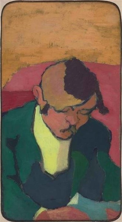 Ritratto di Ker-Xavier Roussel 1867-1944, c. 1890 da Edouard Vuillard