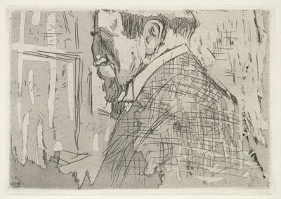 Ritratto di Theo van Rysselberghe da Edouard Vuillard