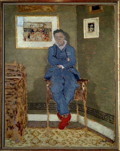Ritratto del pittore Felix Vallotton (1865-1925) da Edouard Vuillard