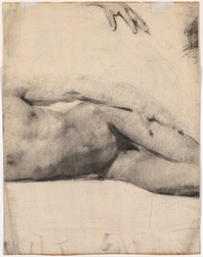 Nudo maschile reclinato (verso) da Edouard Vuillard