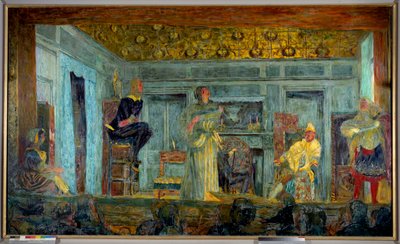 Rappresentazione della pièce "Il malato immaginario" di Molière da Edouard Vuillard