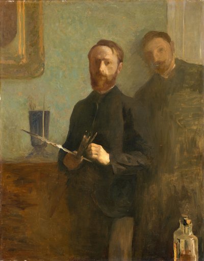 Autoritratto con Waroquy, 1889 da Edouard Vuillard