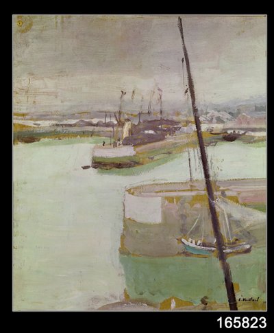Il porto di Honfleur da Edouard Vuillard