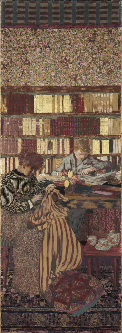La Privacy. Decorazione per la biblioteca del Dr. Vaquez da Edouard Vuillard